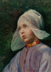 Kleine Mädchen von Volendam - Elizabeth Nourse — Ansicht des Kunstwerks