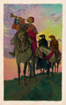 Encore une fois, le héraut porta la trompette à ses lèvres et souffla - Elizabeth Shippen Green Elliott — Ansicht des Kunstwerks
