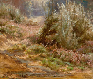 Wildblumen am Bachufer - Elizabeth Strong — Ansicht des Kunstwerks