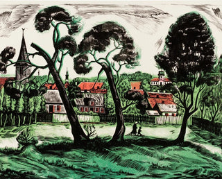 Ansicht der Stadt Tartu - Ella Mott — Ansicht des Kunstwerks