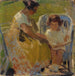 Elle Lanzer und ihre Tochter Bettina - Otto Friedrich — Ansicht des Kunstwerks
