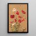 Mohnblumen - Ellen Fisher — gerahmtes Bild an der Wand