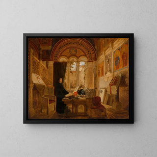 Elmslie William Dallas - Interior of a monastery in Italy.webp