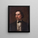 Nathan Flint Baker - Emanuel Gottlieb Leutze — gerahmtes Bild an der Wand
