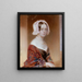Portrait einer jungen Frau - Emanuel Thomas Peter — gerahmtes Bild an der Wand