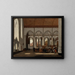 Innenansicht der Oude Kerk in Amsterdam - Emanuel de Witte — gerahmtes Bild an der Wand