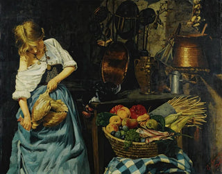 Vorbereitung der Mahlzeit - Emanuele Serrano — Ansicht des Kunstwerks