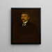 Portrait des Vaters des Künstlers - Emil Alexay Olexk — gerahmtes Bild an der Wand