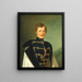Portrait von Hartvig Frederik Emil Benzon - Emil Brentsen — gerahmtes Bild an der Wand