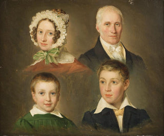 Der Vater, die Mutter, der Sohn und der Adoptivsohn des Künstlers - Emil Brentsen — Ansicht des Kunstwerks
