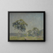 Landschaft mit Bäumen - Emil Carlsen — gerahmtes Bild an der Wand