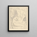 Akt - Emil Filla — gerahmtes Bild an der Wand