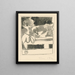 Fisch - Emil Filla — gerahmtes Bild an der Wand
