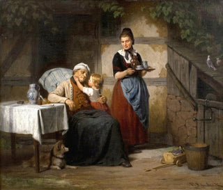 L'encouragement - Emil Gottlieb Schuback — Ansicht des Kunstwerks