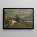 Nach dem Sturm - Emil Jakob Schindler — gerahmtes Bild an der Wand