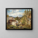 Der Mühle im Wald - Emil Jakob Schindler — gerahmtes Bild an der Wand