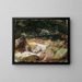 Bergbach bei Ramsau - Emil Jakob Schindler — gerahmtes Bild an der Wand