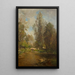 Hackinger Au - Emil Jakob Schindler — gerahmtes Bild an der Wand