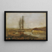 Landschaft bei Lundenburg - Emil Jakob Schindler — gerahmtes Bild an der Wand