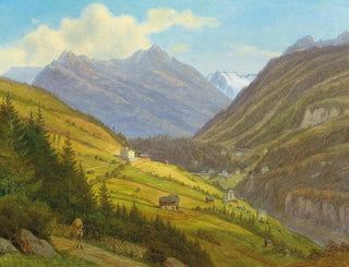 Motiv des Gasteiner Tals - Emil Ludwig Lühr — Ansicht des Kunstwerks