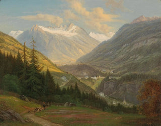 Ansicht von Bad Gastein - Emil Ludwig Lühr — Ansicht des Kunstwerks