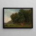 Am Waldrand - Emil Lugo — gerahmtes Bild an der Wand