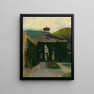 Emil Orlik - Schloss vor hgeliger Landschaft.webp