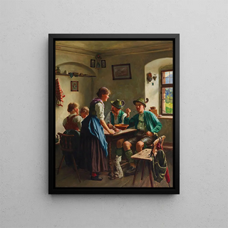 Emil Rau - A farmhouse parlour.webp