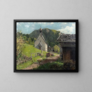 der Südlichen Alpen - Emil Rau — gerahmtes Bild an der Wand
