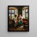 Unter dem Heiligtum des Hauses - Emil Rau — gerahmtes Bild an der Wand