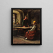 Offizier mit einem Bauern - Emil Rau — gerahmtes Bild an der Wand
