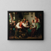 Die Bewunderer - Emil Rau — gerahmtes Bild an der Wand