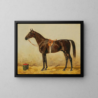 Emil Volkers - Black Horse In The Stable II.webp