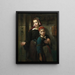 Schwestern - Émile-Auguste Hublin — gerahmtes Bild an der Wand