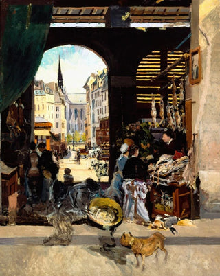 Emile Antoine Guillier - Le March des Carmes place Maubert.webp