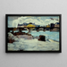 Le Pont des Arts et la pointe de l'île de la Cité - Émile Antoine Guillier — gerahmtes Bild an der Wand