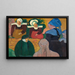 Frauen aus der Bretagne an der Wand - Émile Bernard — gerahmtes Bild an der Wand
