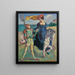 Krieger und Amazone - Émile Bernard — gerahmtes Bild an der Wand