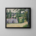 Landschaft bei Pont-Aven - Émile Bernard — gerahmtes Bild an der Wand