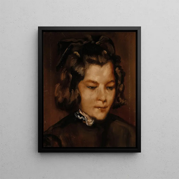 Portrait von Aude - Émile Bernard — gerahmtes Bild an der Wand