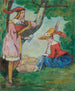 L'Écolière - Émile Bernard — Ansicht des Kunstwerks