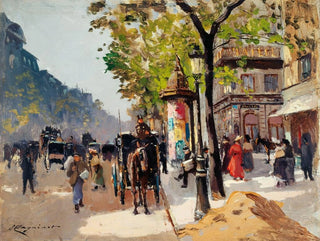 Der Boulevard der Italiener - Émile Cagniart — Ansicht des Kunstwerks