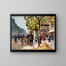 Der Boulevard der Italiener - Émile Cagniart — gerahmtes Bild an der Wand