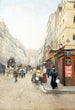 Die Straße des Faubourg-Saint-Denis (1) - Émile Cambiaggio — Ansicht des Kunstwerks