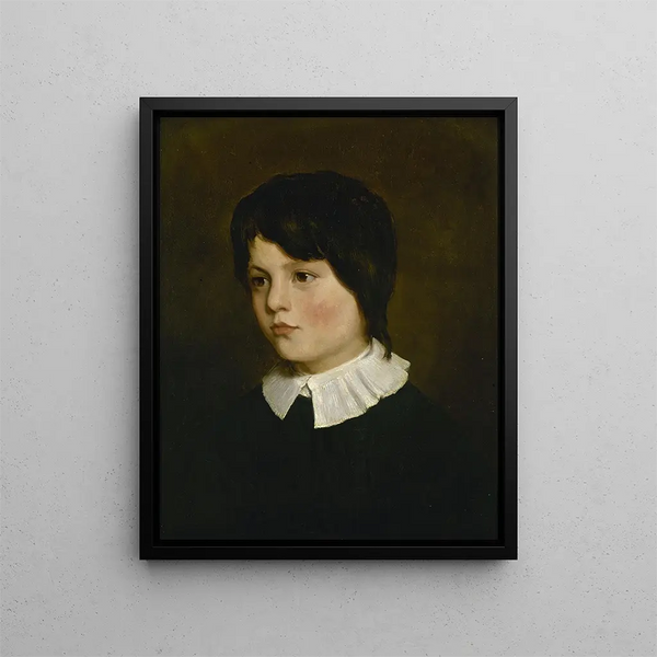 Charles Hugo Kind - Émile Champmartin — gerahmtes Bild an der Wand