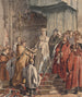 Marie de Bourgogne schwört, die Privilegien der Stadt im Jahr 1477 zu respektieren - Émile Charles Wauters — Ansicht des Kunstwerks