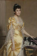 Portrait einer eleganten Frau mit einem Papillon - Émile Charles Wauters — Ansicht des Kunstwerks