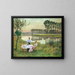 Sommerabend - Émile Claus — gerahmtes Bild an der Wand