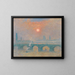 Pont de Waterloo, London - Émile Claus — gerahmtes Bild an der Wand