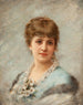 Portrait einer Dame - Émile Eisman-Semenowsky — Ansicht des Kunstwerks